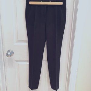 J Crew Full-length women's black crepe dress pant, size 0P